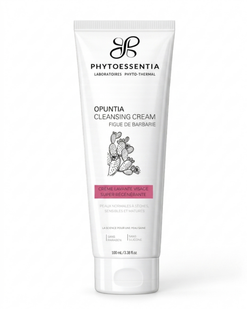 opuntia cleansing cream – crème lavante visage super régénérante – 100 ml