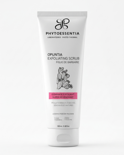 opuntia exfoliating scrub – gommage exfoliant super régénérant – 100 ml