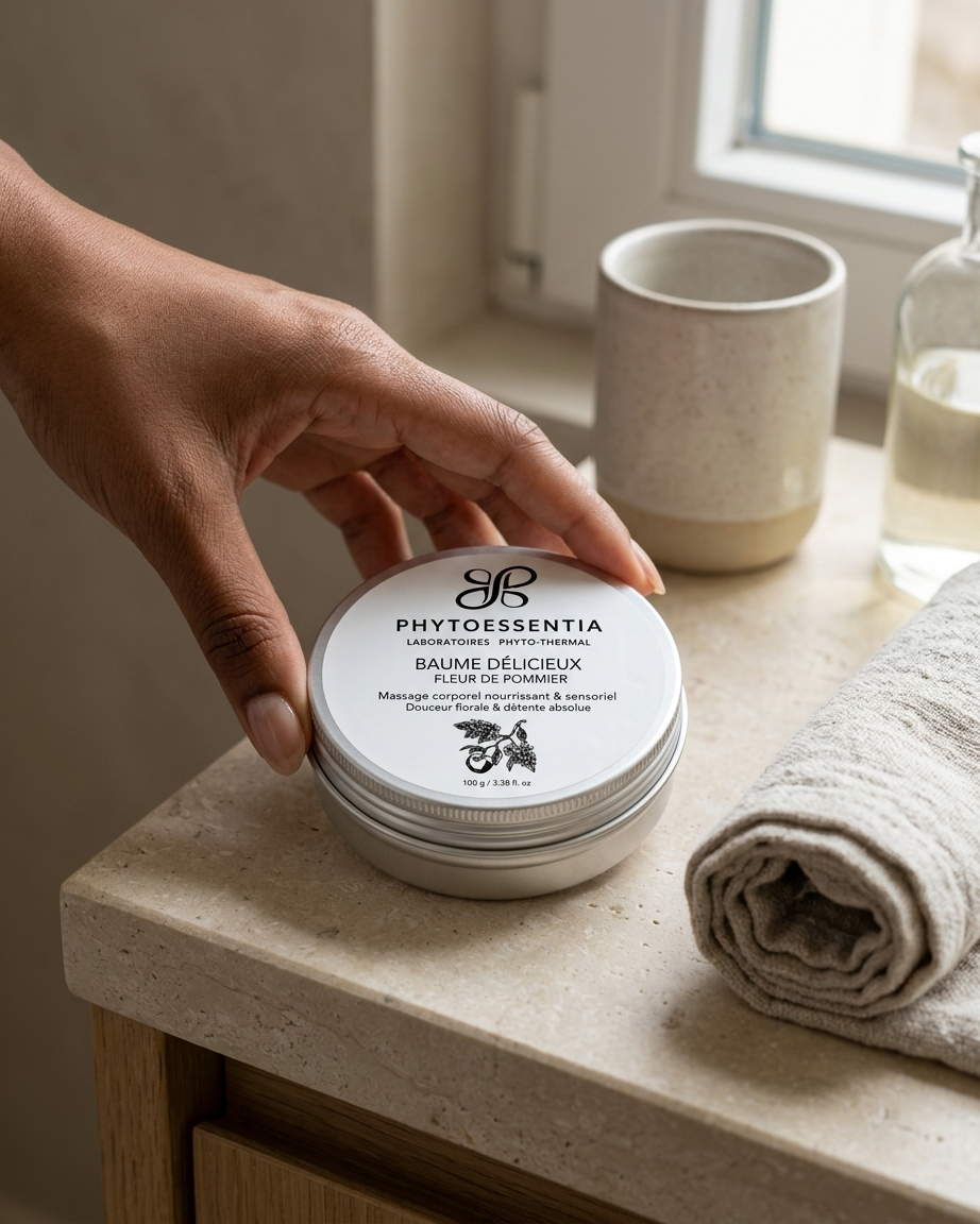 Accueil baume délicieux fleur de pommier – 100 g