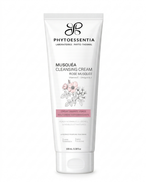 musquéa cleansing cream – crème lavante visage hautement raffermissante – 100 ml