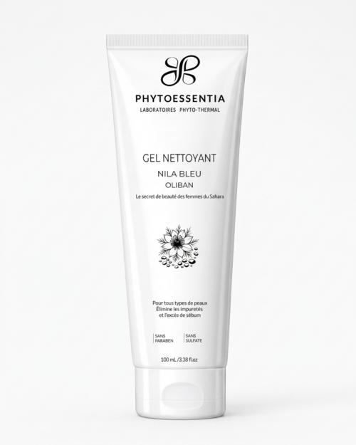 gel nettoyant nila bleu – oliban – 100 ml