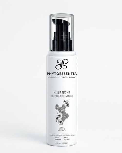 huile sèche calendula, miel & vanille – 100 ml