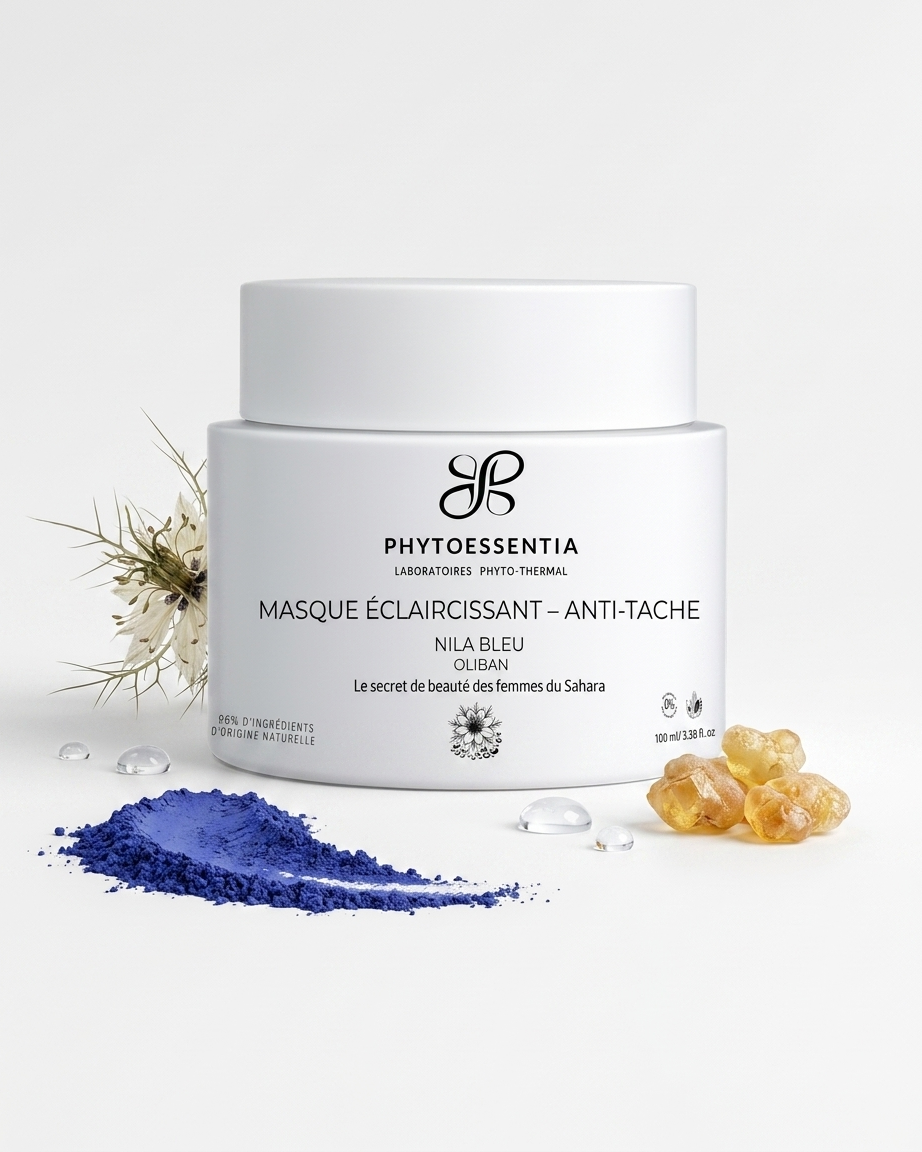 masque Éclaircissant nila bleu – oliban & géranium – 100 ml masque Éclaircissant nila bleu – oliban & géranium – 100 ml