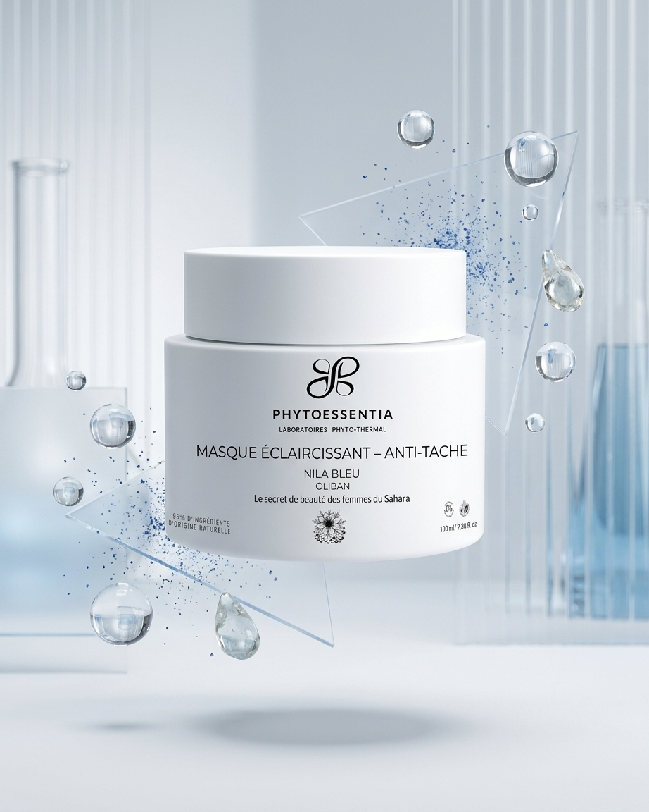 masque Éclaircissant nila bleu – oliban & géranium – 100 ml masque Éclaircissant nila bleu – oliban & géranium – 100 ml