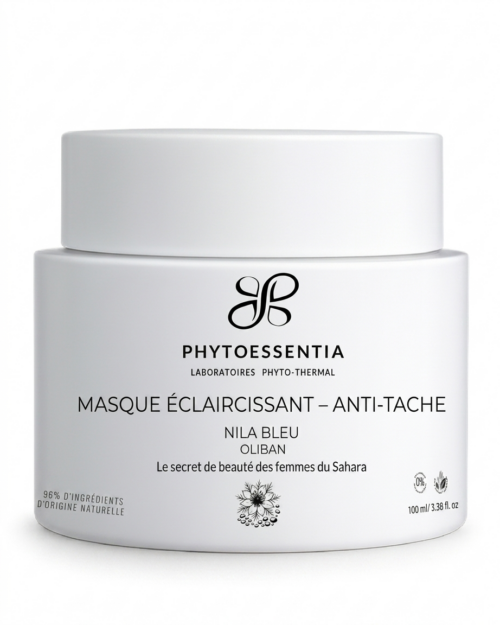 masque Éclaircissant nila bleu – oliban & géranium – 100 ml