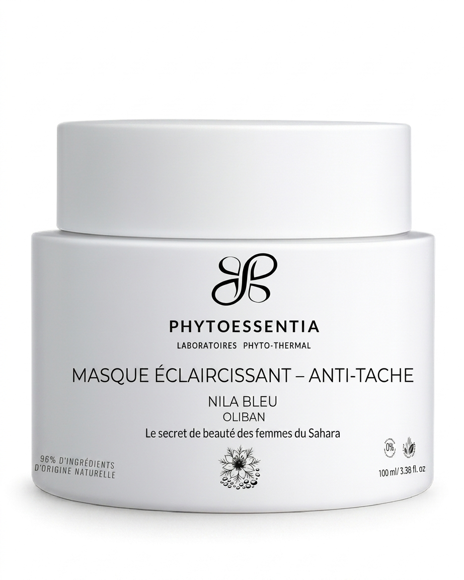 masque Éclaircissant nila bleu – oliban & géranium – 100 ml masque Éclaircissant nila bleu – oliban & géranium – 100 ml