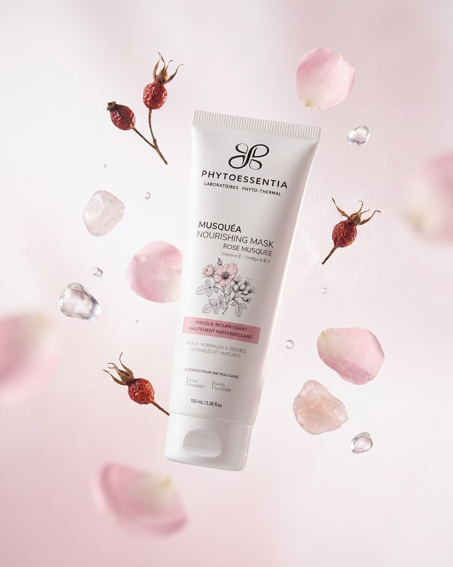 musquéa nourishing mask – masque nourrissant hautement raffermissant – 100 ml musquéa nourishing mask – masque nourrissant hautement raffermissant – 100 ml
