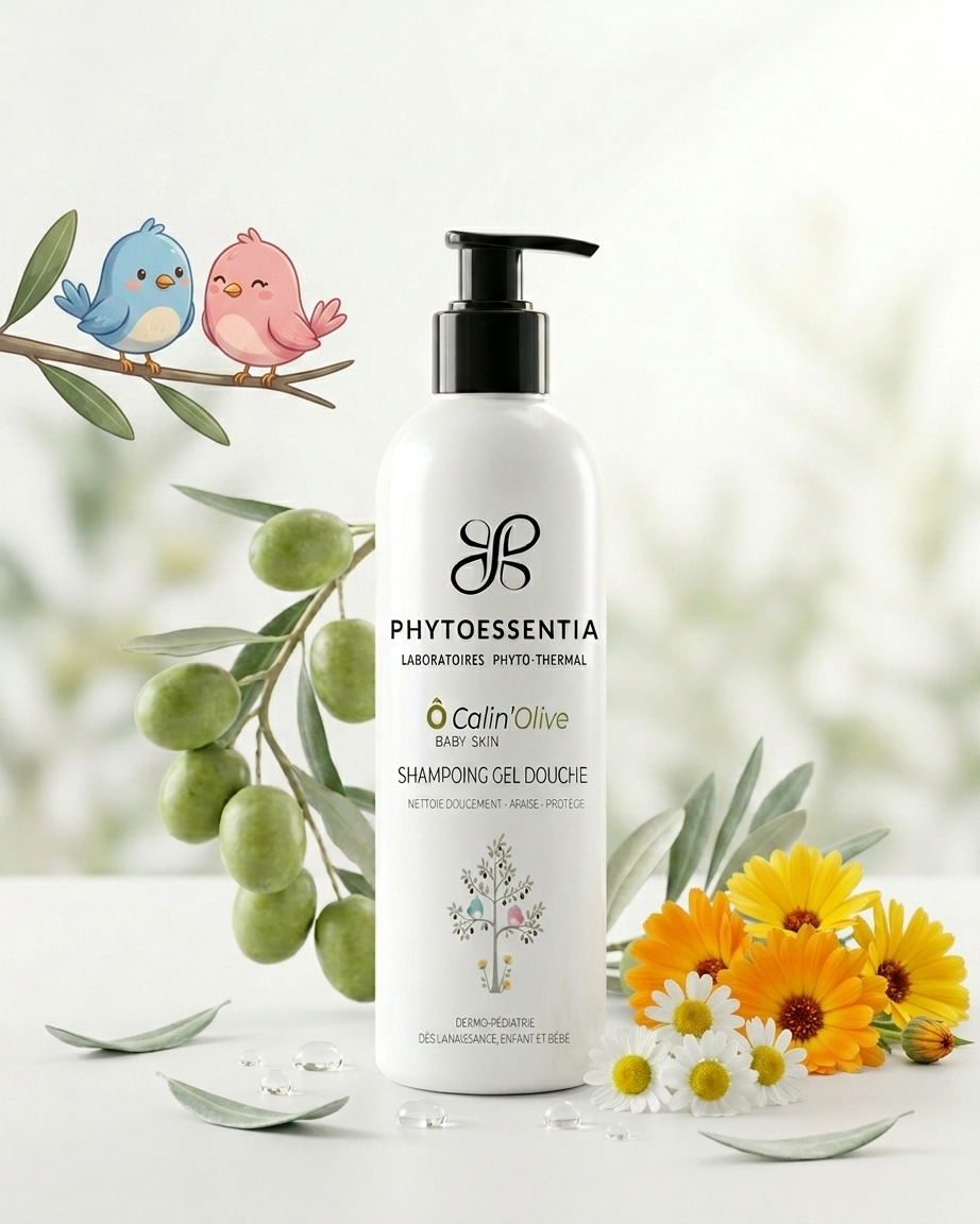 Ô calin’olive – shampoing gel douche baby skin – 200 ml Ô calin’olive – shampoing gel douche baby skin – 200 ml