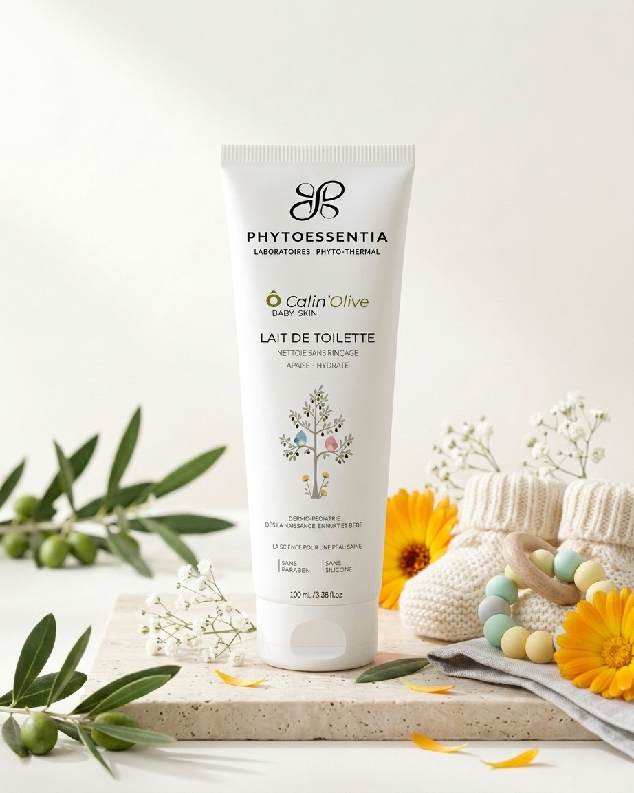 Ô calin’olive – lait de toilette baby skin – 100 ml Ô calin’olive – lait de toilette baby skin – 100 ml