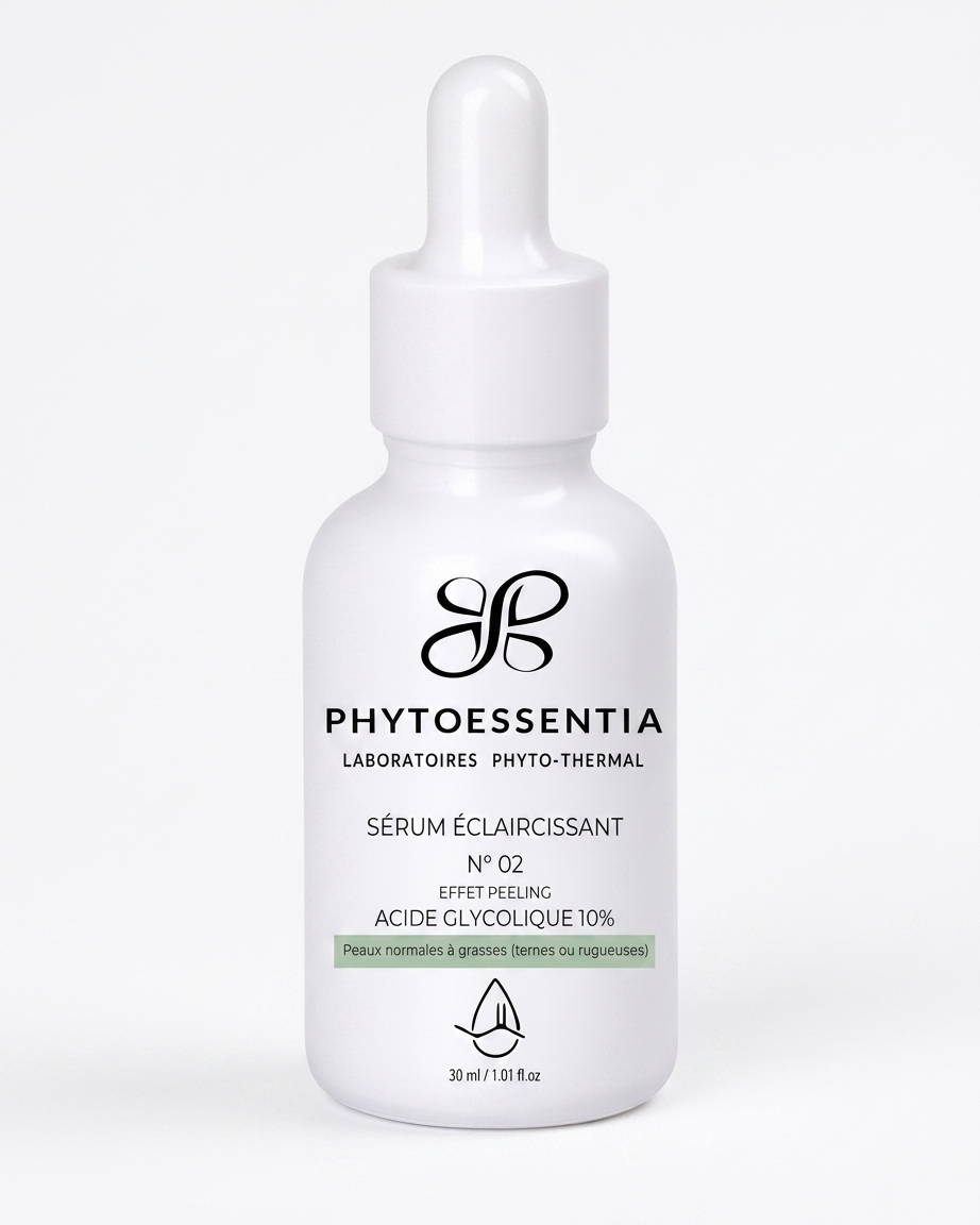 sérum Éclaircissant peeling à l’acide glycolique 10% – 30 ml sérum Éclaircissant peeling à l’acide glycolique 10% – 30 ml