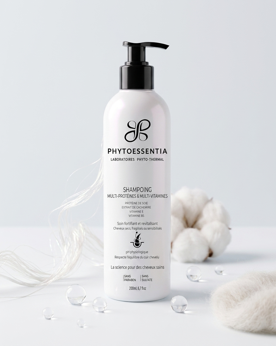 shampoing multi‑protéines & multivitamines – sans sulfates – 200 ml shampoing multi‑protéines & multivitamines – sans sulfates – 200 ml