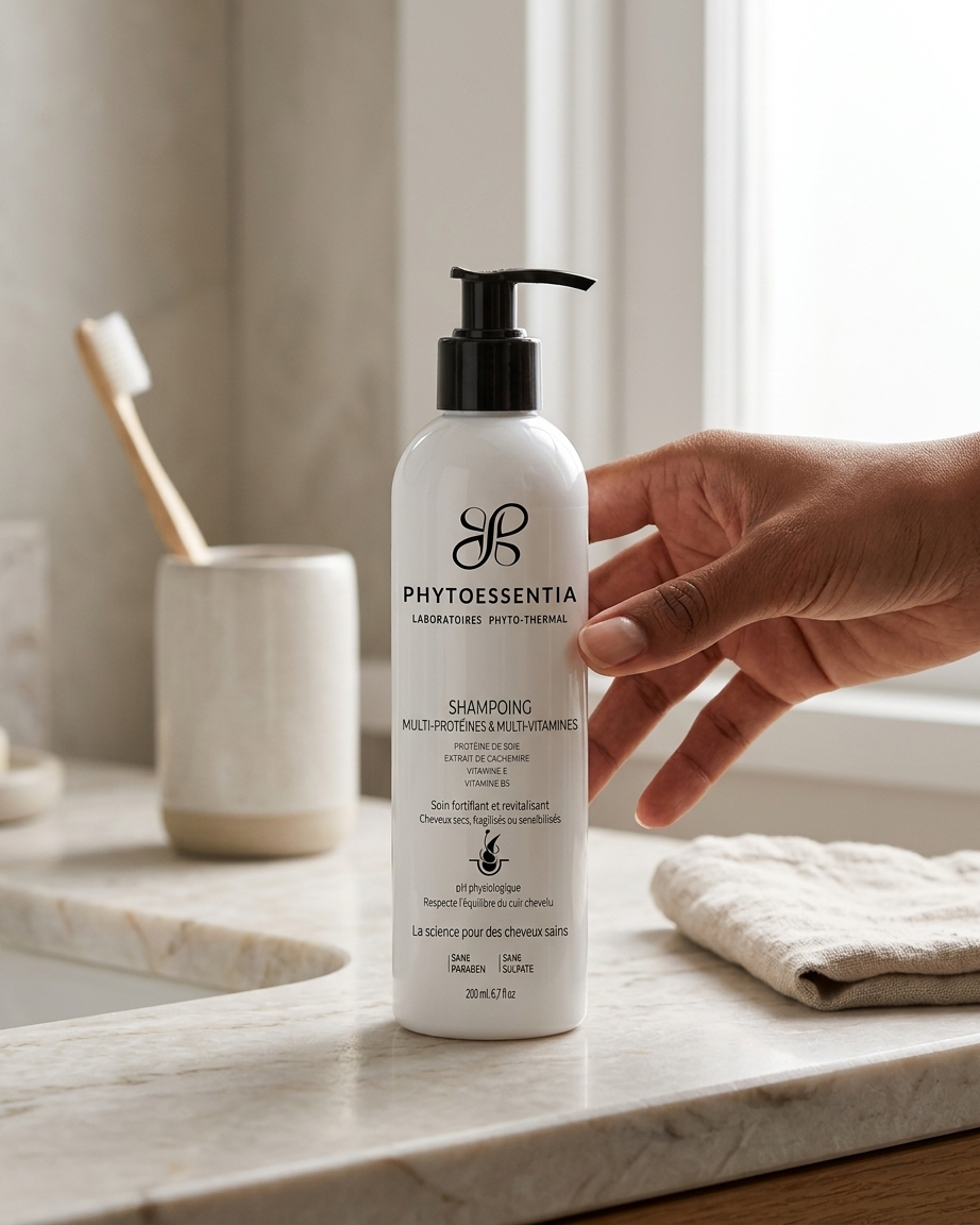 shampoing multi‑protéines & multivitamines – sans sulfates – 200 ml shampoing multi‑protéines & multivitamines – sans sulfates – 200 ml