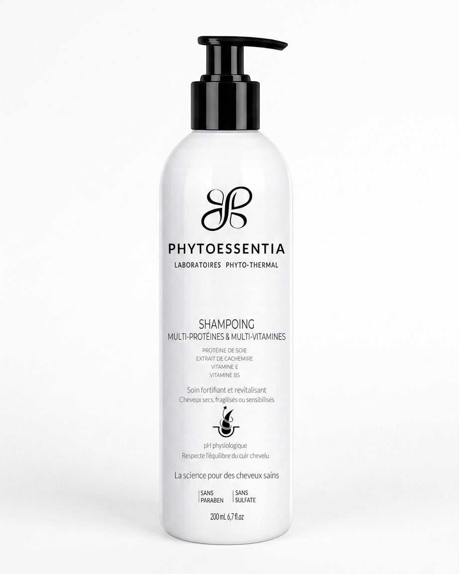 shampoing multi‑protéines & multivitamines – sans sulfates – 200 ml shampoing multi‑protéines & multivitamines – sans sulfates – 200 ml