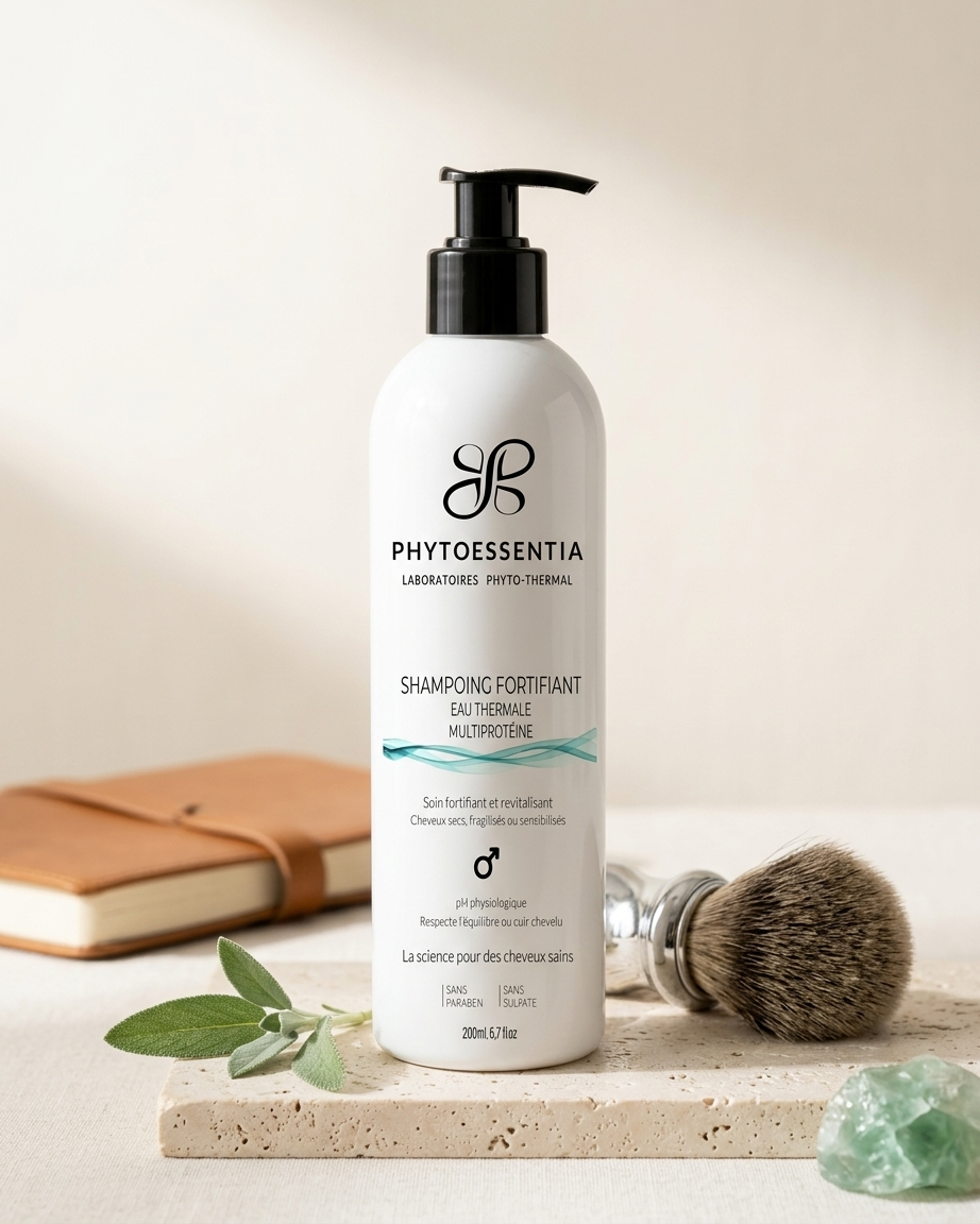 shampoing fortifiant à l’eau thermale – homme – 200 ml shampoing fortifiant à l’eau thermale – homme – 200 ml