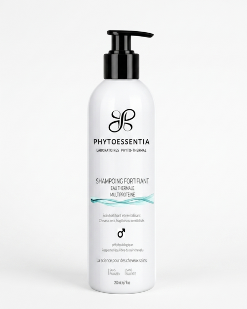 shampoing fortifiant à l’eau thermale – homme – 200 ml