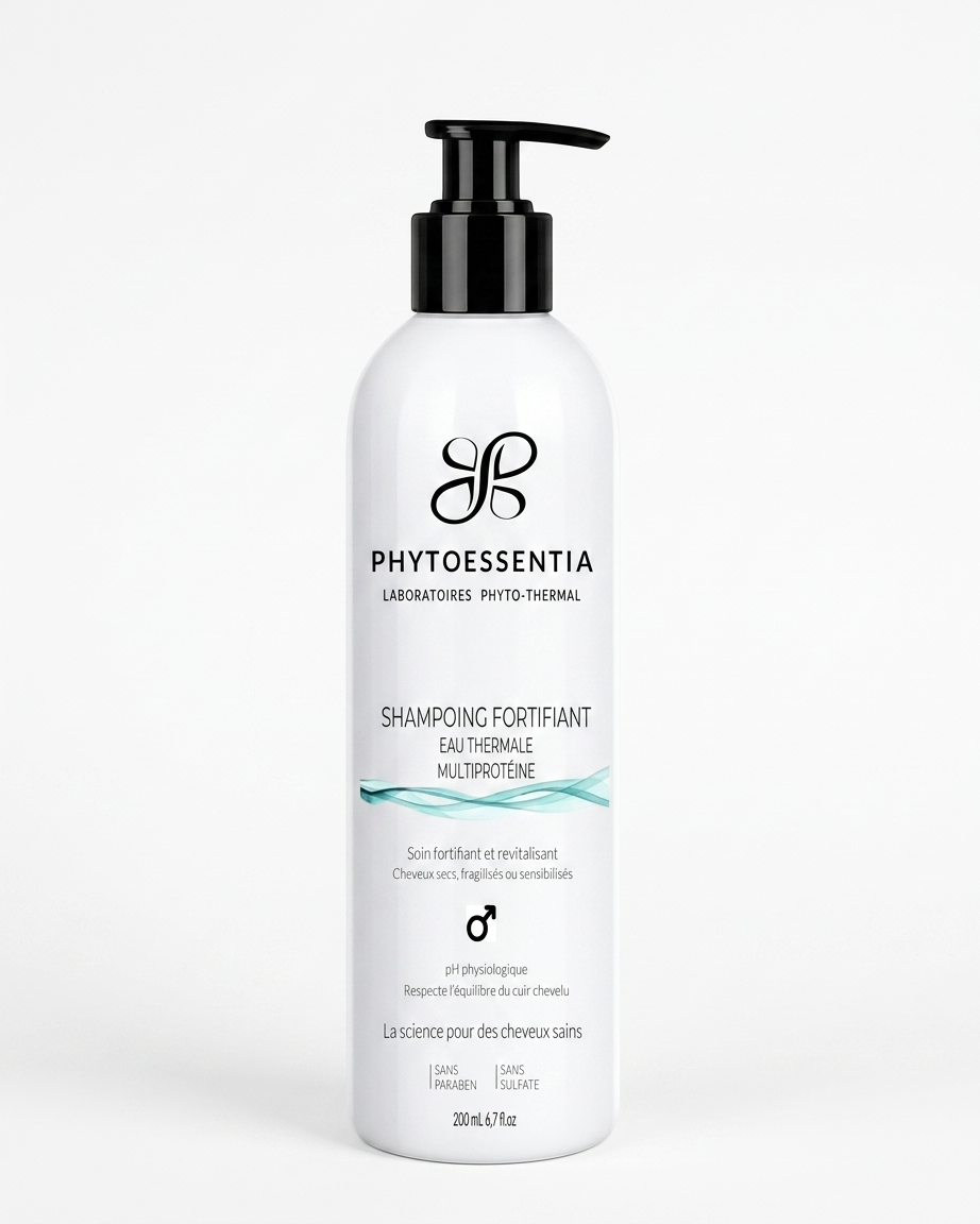 shampoing fortifiant à l’eau thermale – homme – 200 ml shampoing fortifiant à l’eau thermale – homme – 200 ml